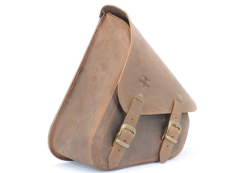 Aged Ranger Laether Swing Arm Bags Softail Longride